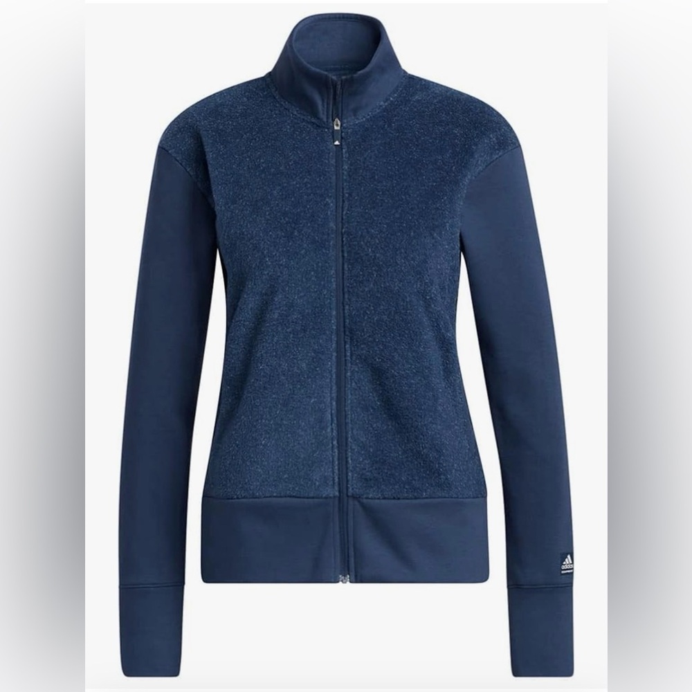 Adidas Women’s Standard Equipment Full Zip Jacket  Crew Navy XS NEW WITH TAG
